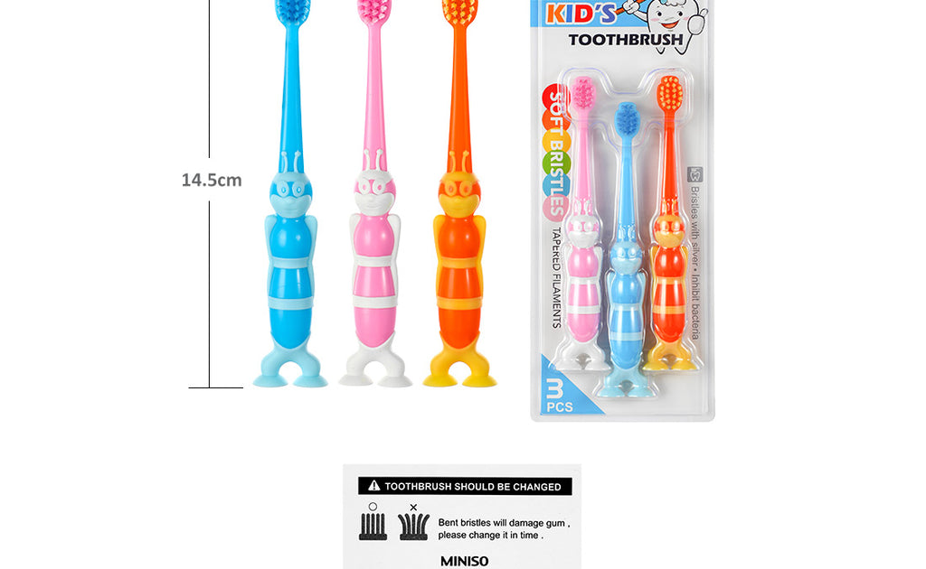 Bees Kinderzahnbürsten 3er-Pack