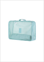 Faltbare Reise-Organizer-Tasche, 4er-Pack (Grün)