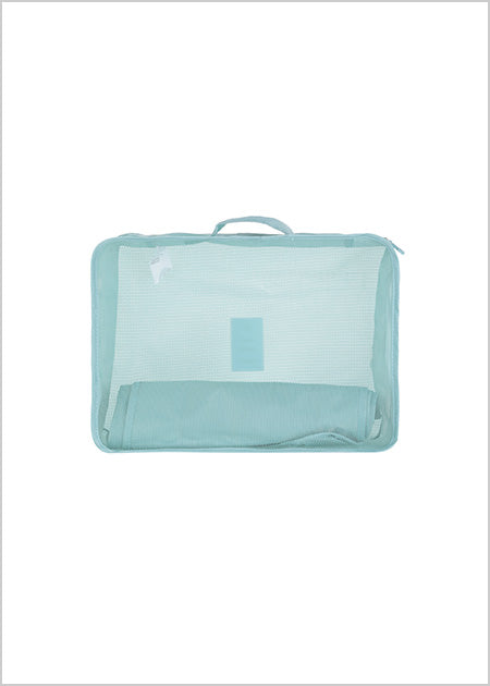Faltbare Reise-Organizer-Tasche, 4er-Pack (Grün)