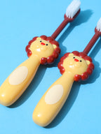 Little Lion Zahnbürsten mit weichen Borsten für Kinder (2 Stück)