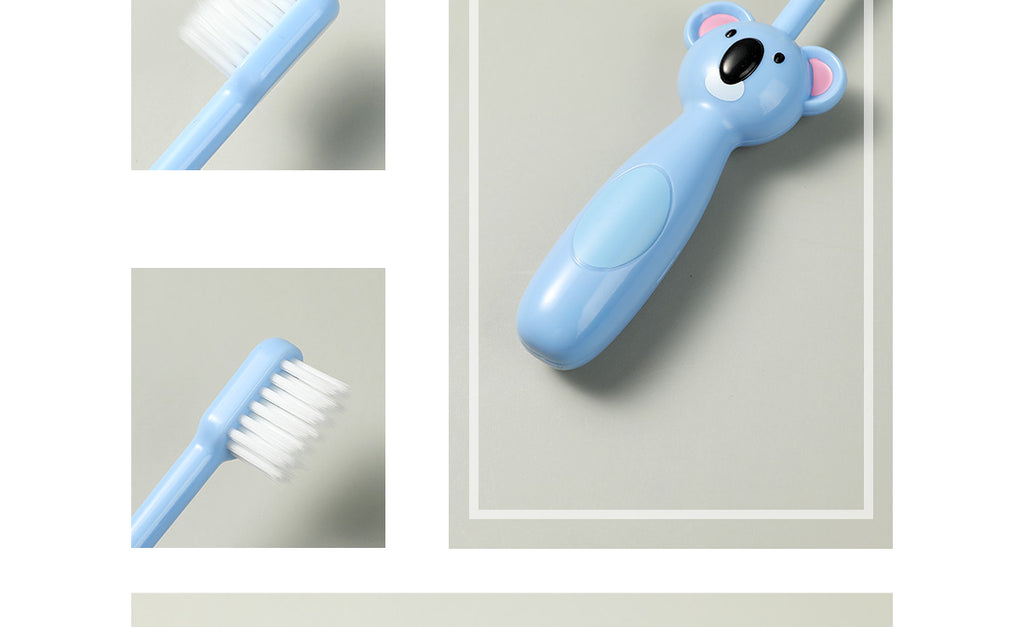 Niedliche Koala-Zahnbürsten mit weichen Borsten für Kinder (2 Stück)