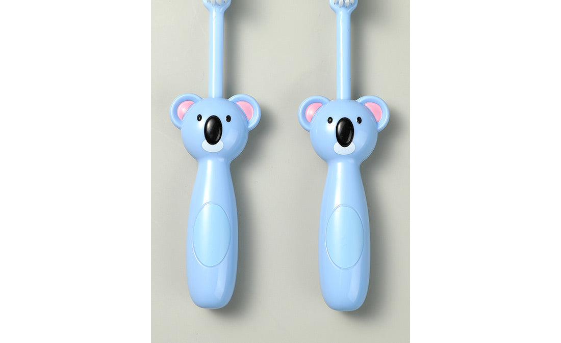 Niedliche Koala-Zahnbürsten mit weichen Borsten für Kinder (2 Stück)