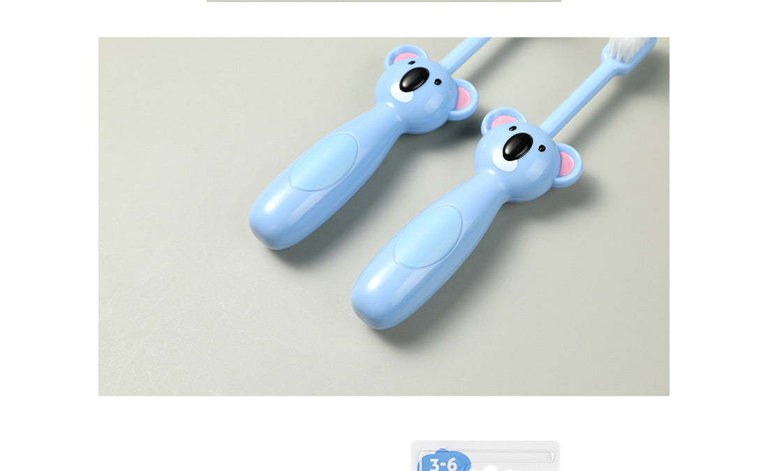 Niedliche Koala-Zahnbürsten mit weichen Borsten für Kinder (2 Stück)