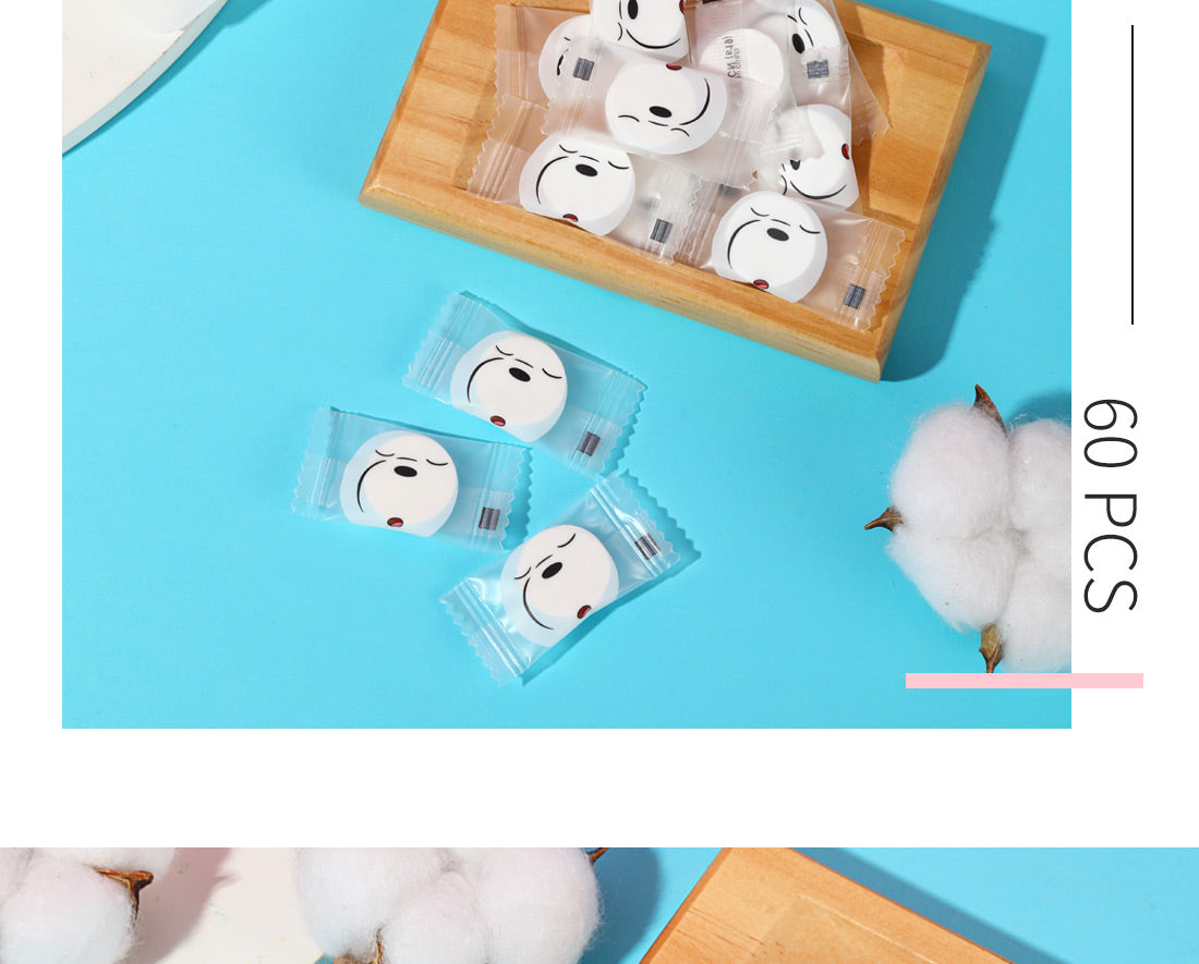 We Bare Bears 3.0 Eisbär-Tuchmasken-Tabletten (60 Stück)