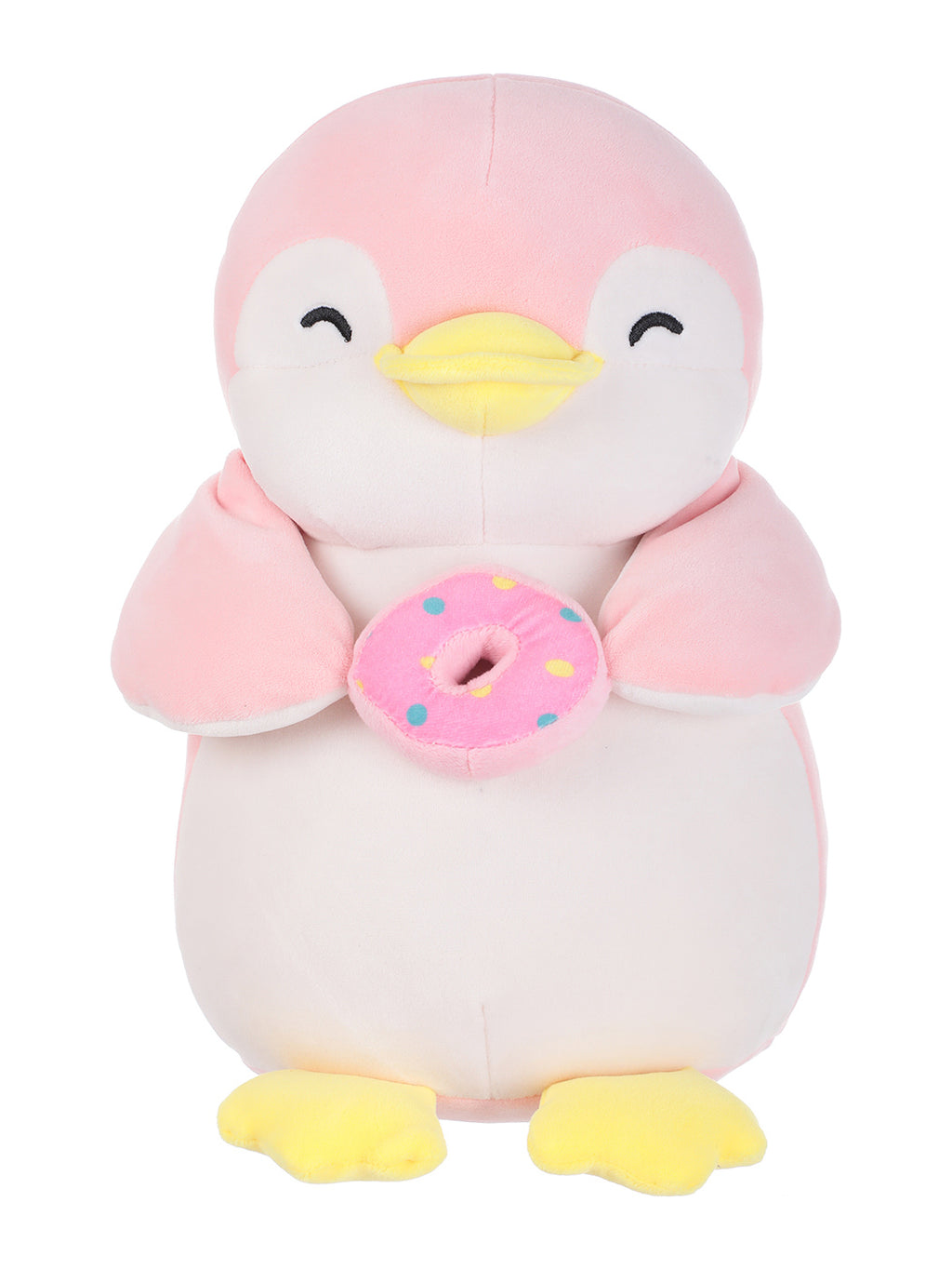 Penguin Sitting Plush - Donut (Pink)