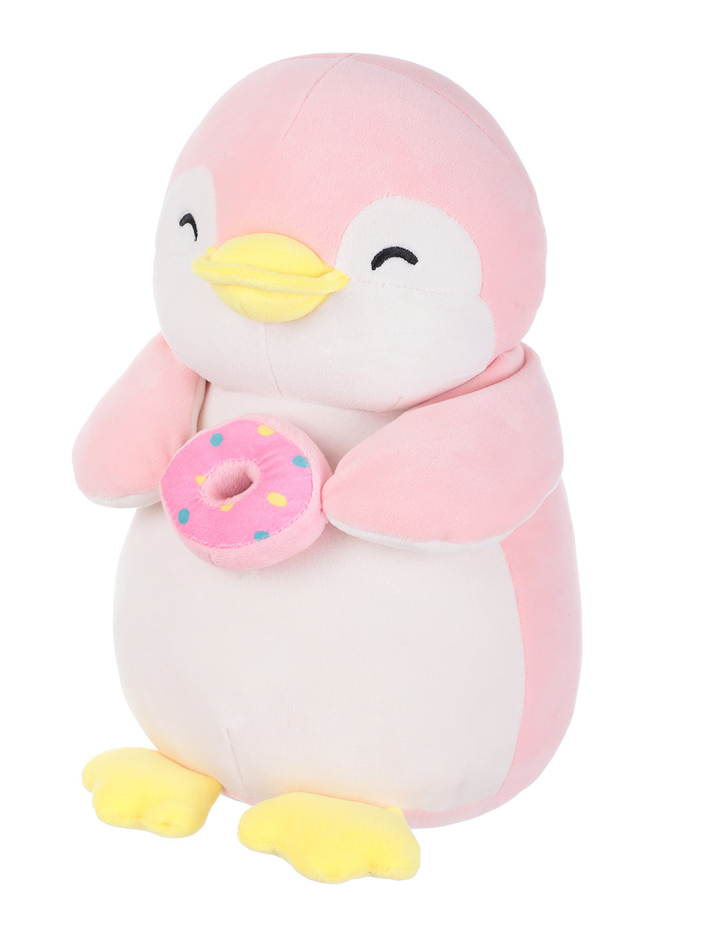 Penguin Sitting Plush - Donut (Pink)