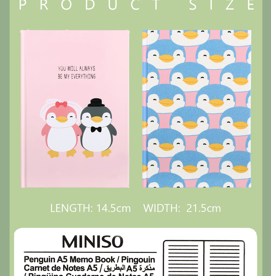 Penguin-Serie A5 Hardcover-Buch (2 verschiedene Modelle)