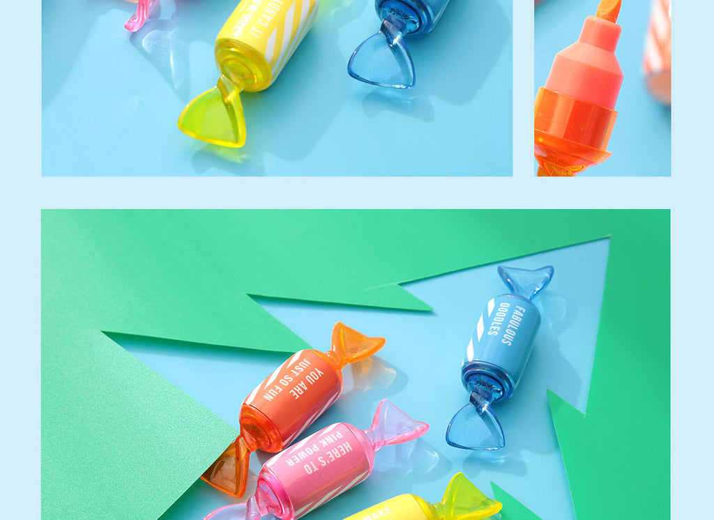 Candy Rainbow Series Highlighter Set (4 Colors)