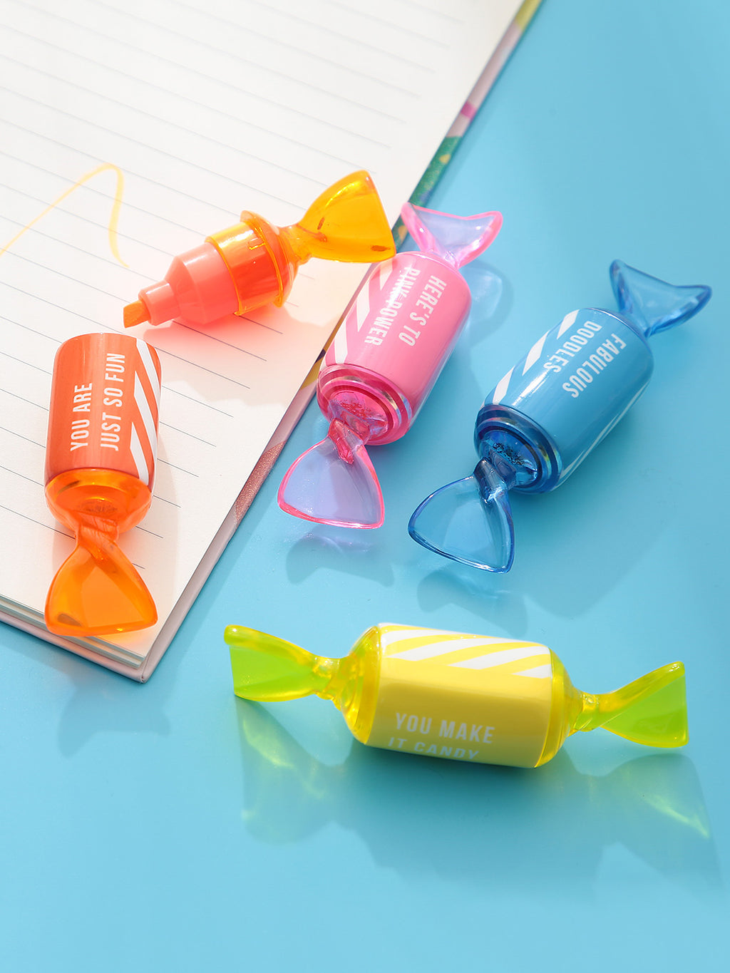 Candy Rainbow Series Highlighter Set (4 Colors)
