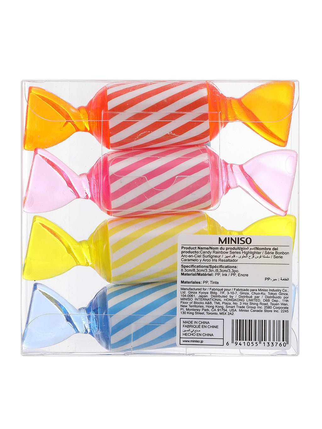 Candy Rainbow Series Highlighter Set (4 Colors)