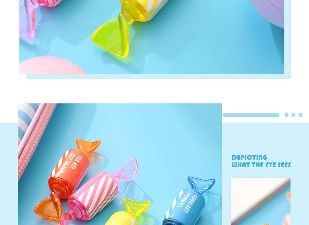 Candy Rainbow Series Highlighter Set (4 Colors)