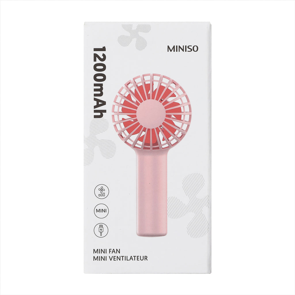 1200mAh Mini-Handventilator der Candy-Serie (Pink)