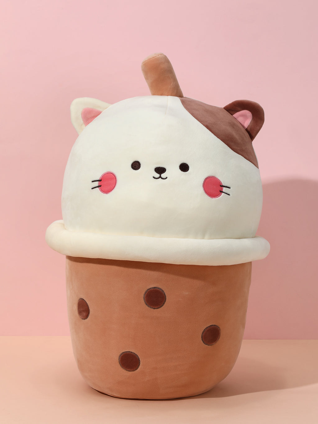 Milchtee-Plüschtier (Bubble-Tea-Kätzchen)