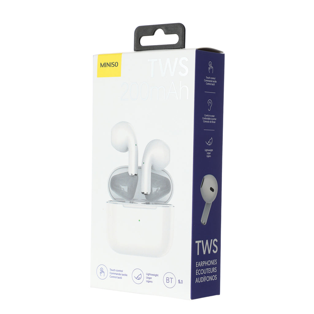 TWS-Ohrhörer Modell: T15 (Weiss)