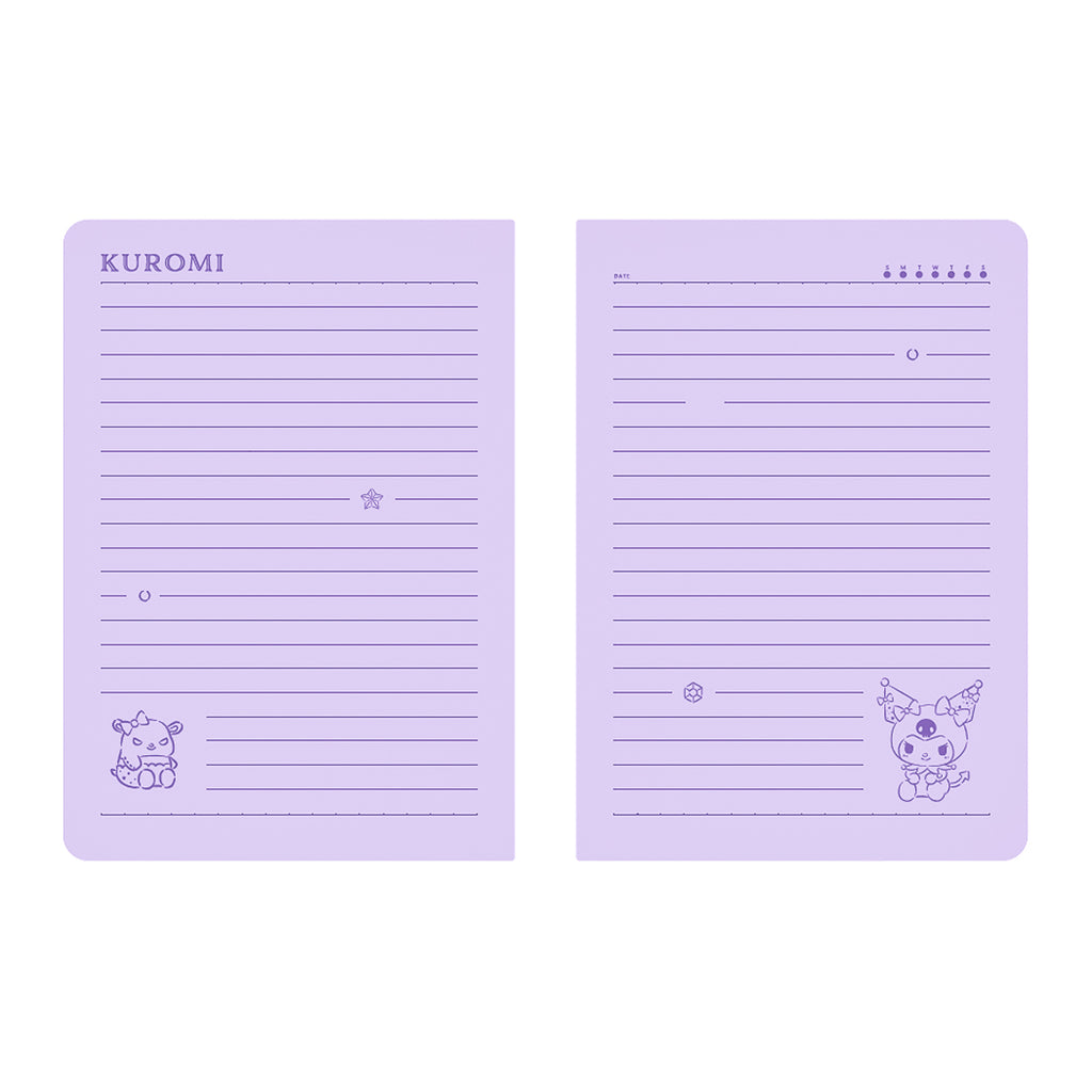 Kuromi B5 Glue-Bound Book (64 Sheets)