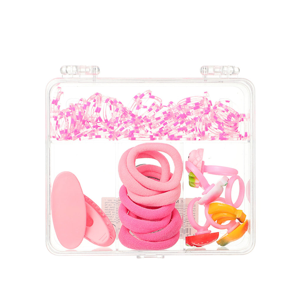 Basic-Serie Farbiges Haaraccessoires-Set (125-teilig)