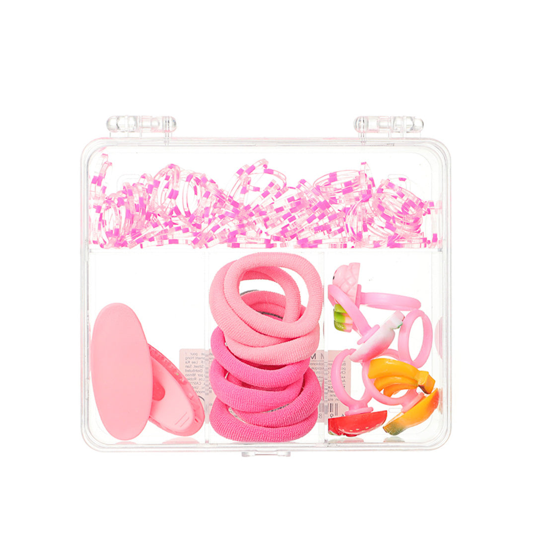 Basic-Serie Farbiges Haaraccessoires-Set (125-teilig)