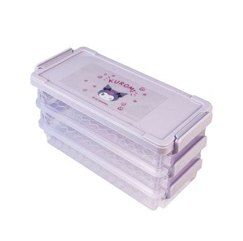 Kuromi Lock Series Three Layered Storage Box