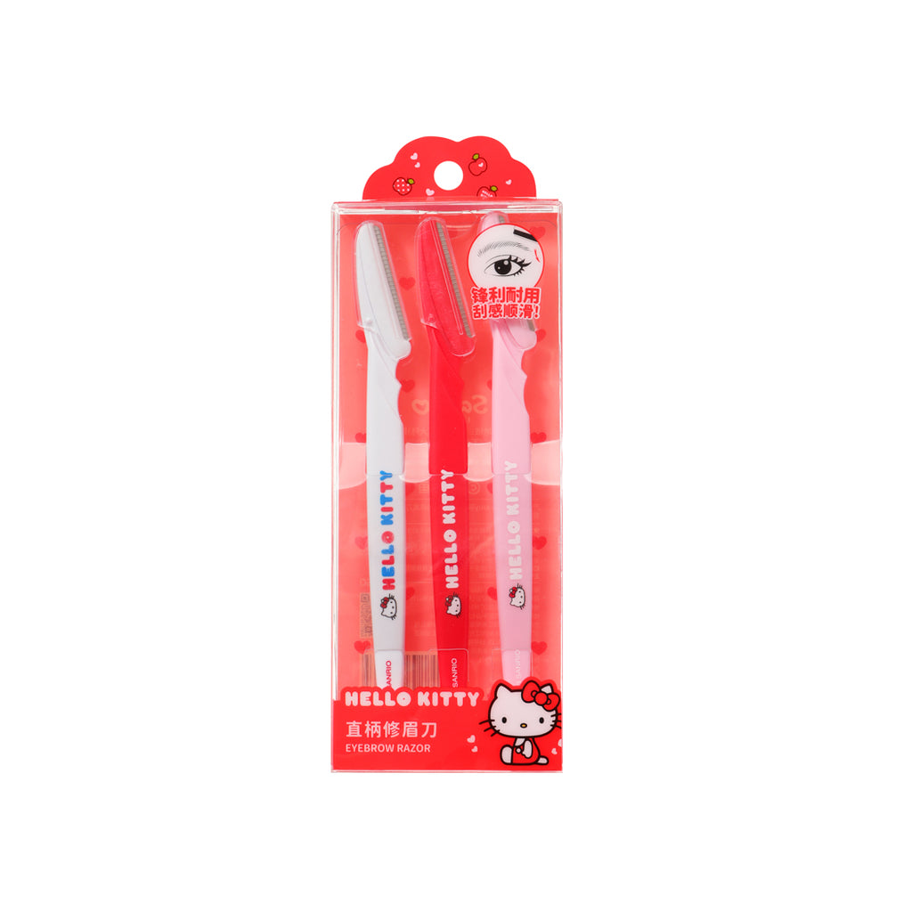 Hello Kitty Apple Collection Eyebrow Razors (3 pcs)