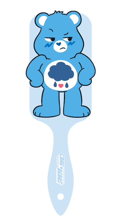Heart Bear Series 3D Fun Cushion Brush (Blue)