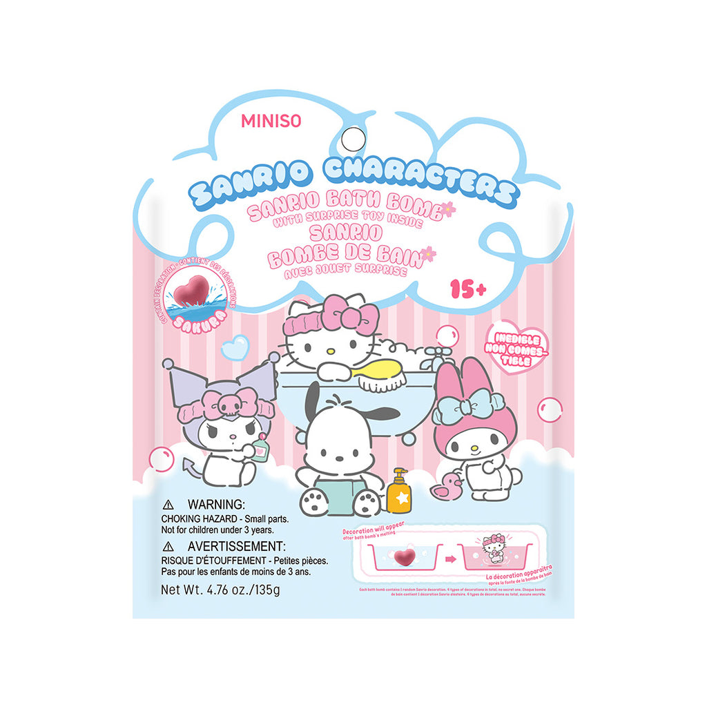 Sanrio Bath Bomb with Surprise Toy Inside (SAKURA SCENT)