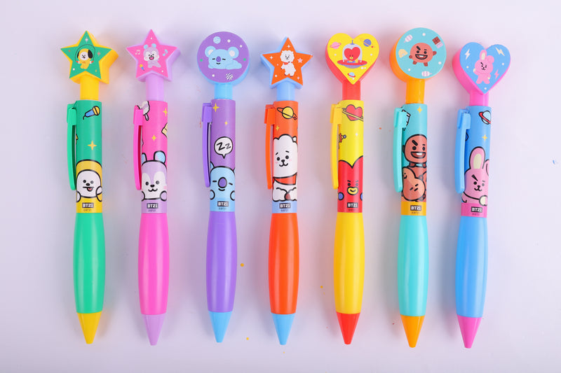 BT21 Collection Big Ballpoint Pen (7 Assorted Models) PDQ