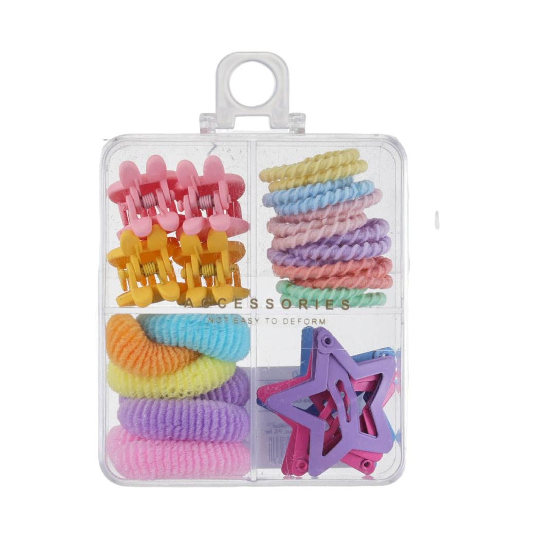 Set mit farbenfrohen Haaraccessoires (32-teilig)