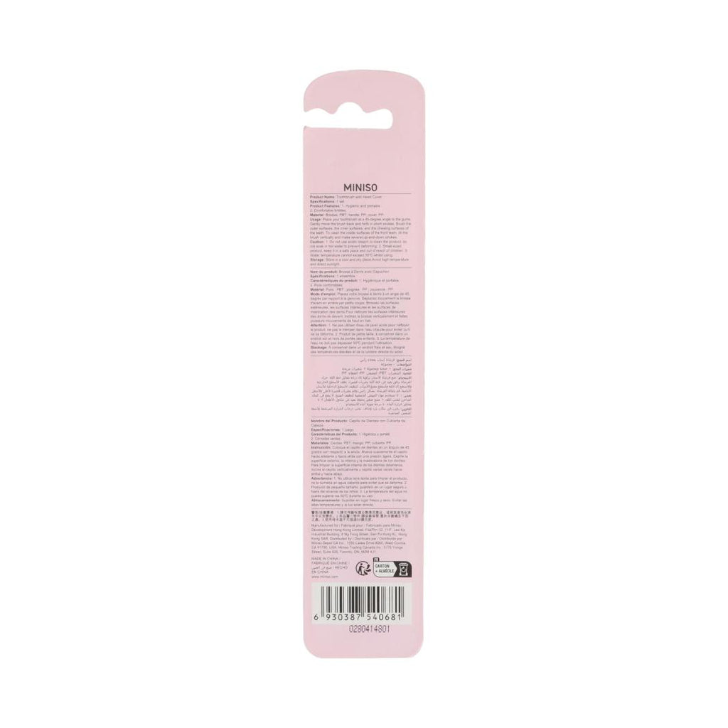 Toothbrush with Head Cover