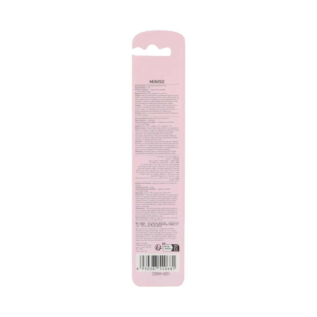 Toothbrush with Head Cover