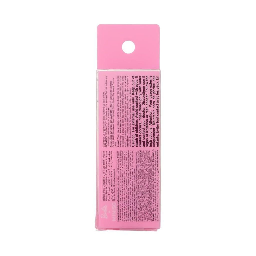Barbie Pink Collection 2-in-1 Lip Balm (Peach Pink)