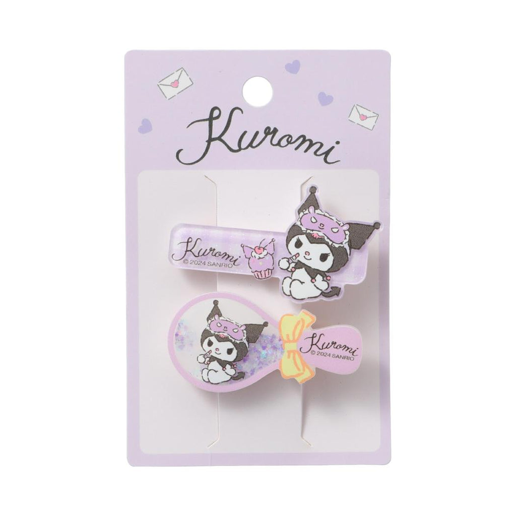 Kuromi Haarspangen (2 Stück)