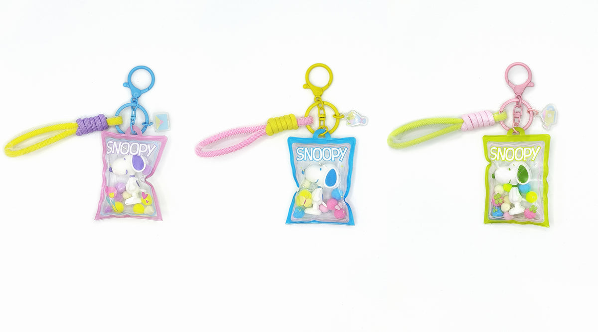 Snoopy Collection Blooming Spring Airbag Keychain