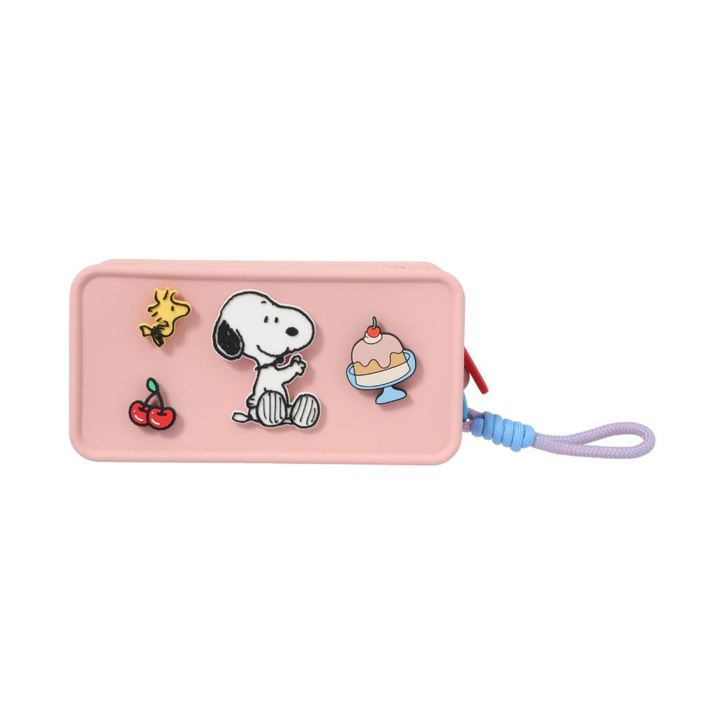 Snoopy Kosmetiktasche aus Silikon (Pink)