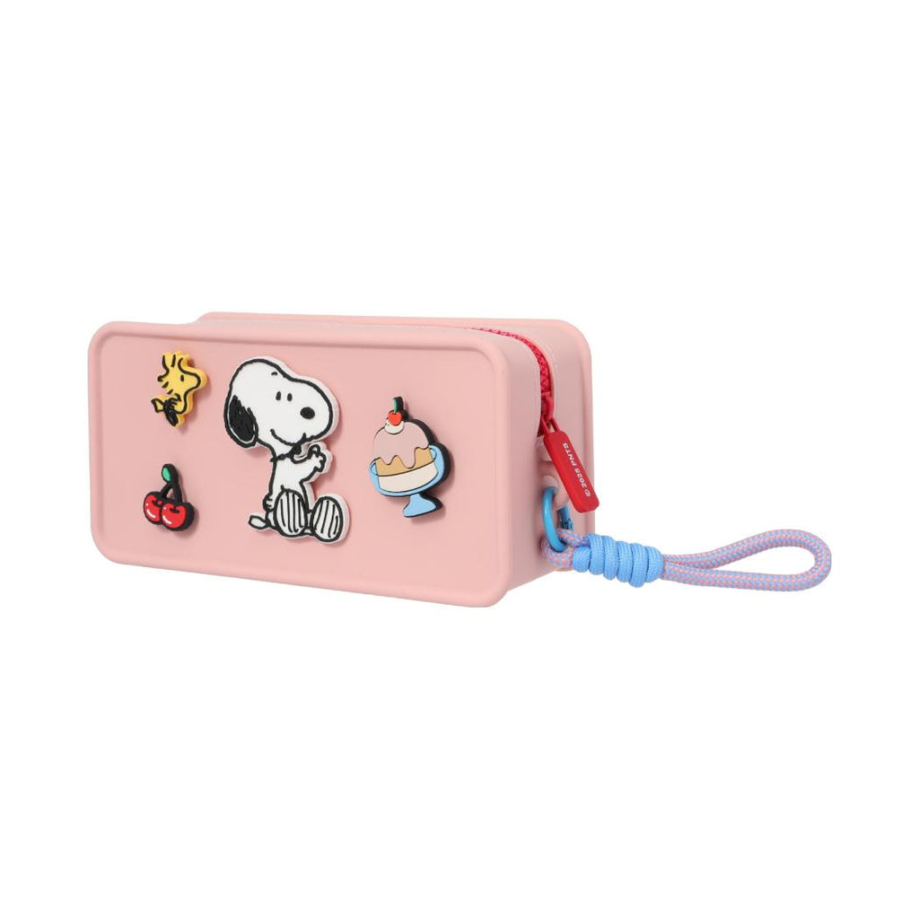 Snoopy Kosmetiktasche aus Silikon (Pink)