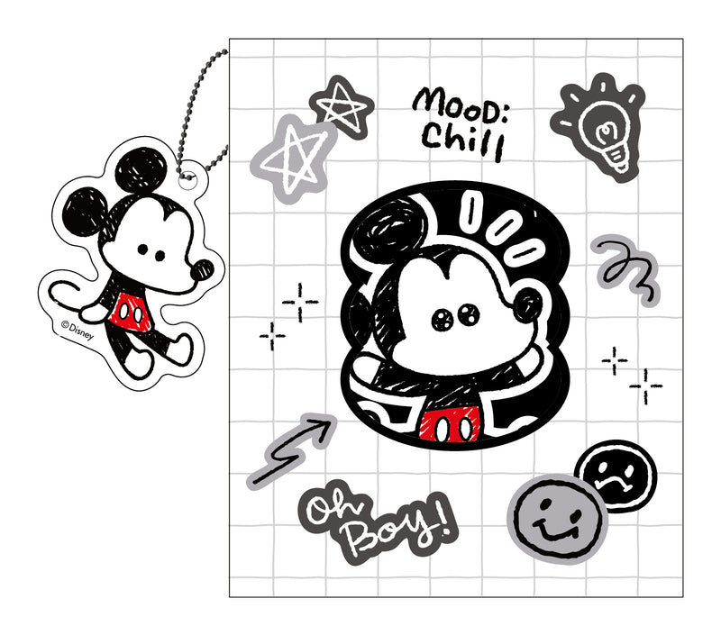 Disney Marvellous Mickey Collection Window Loose-Leaf Book with Cover (80 Sheets)
