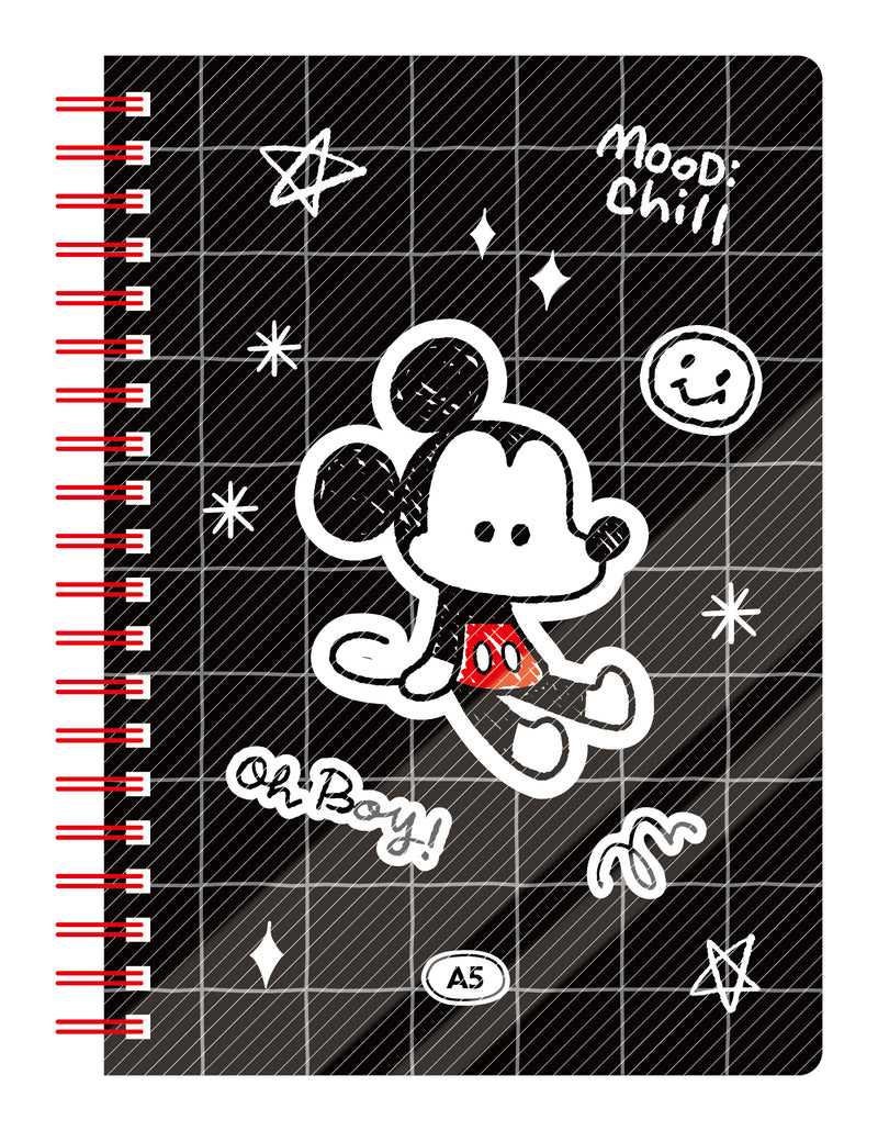 Disney Marvellous Mickey Collection A5 PP Spiralbindungsbuch (80 Blatt)