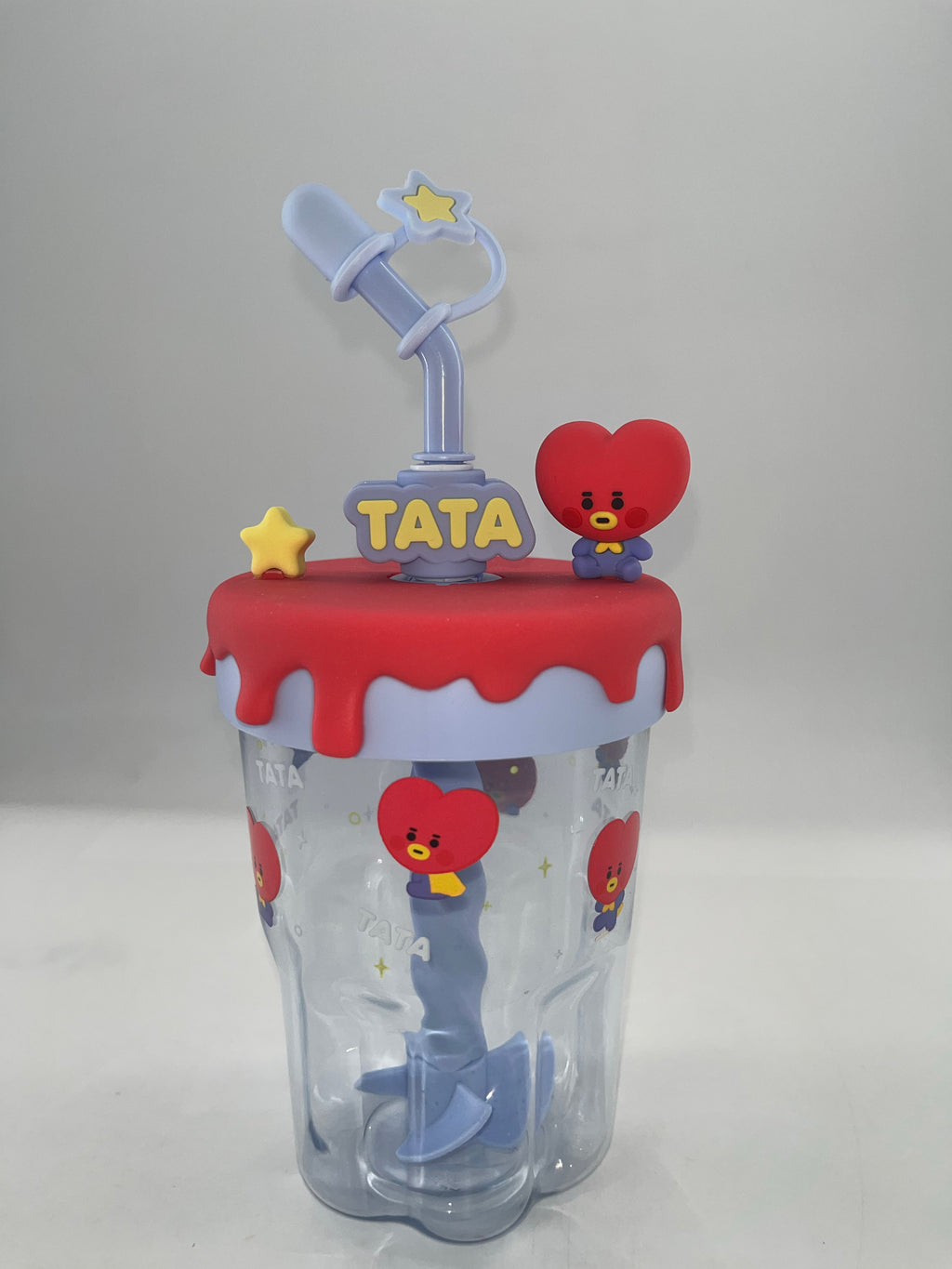 BT21 BABY Collection Plastic Bottle with Stir Straw 560mL (TATA)