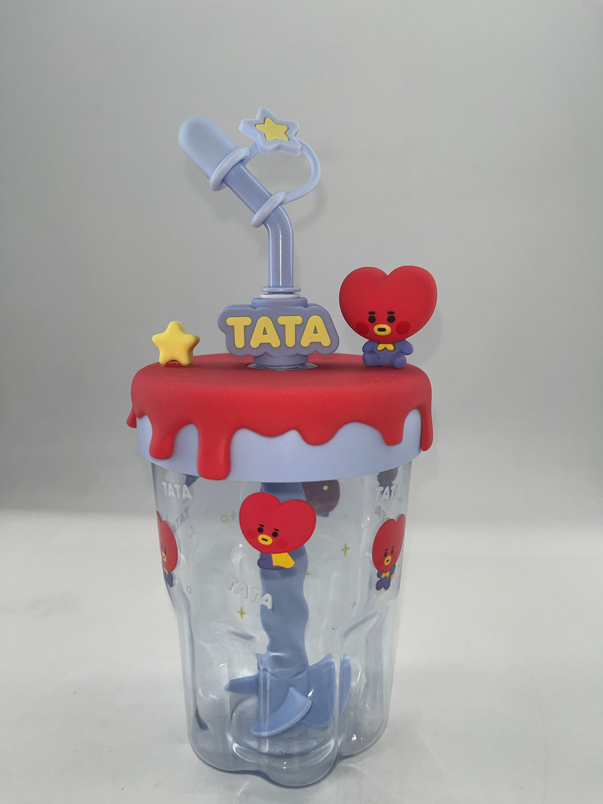 BT21 BABY Collection Plastic Bottle with Stir Straw 560mL (TATA)