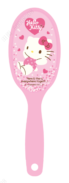 Hello Kitty Pink Collection Quicksand Oval Cushion Haarbürste (Hello Kitty)