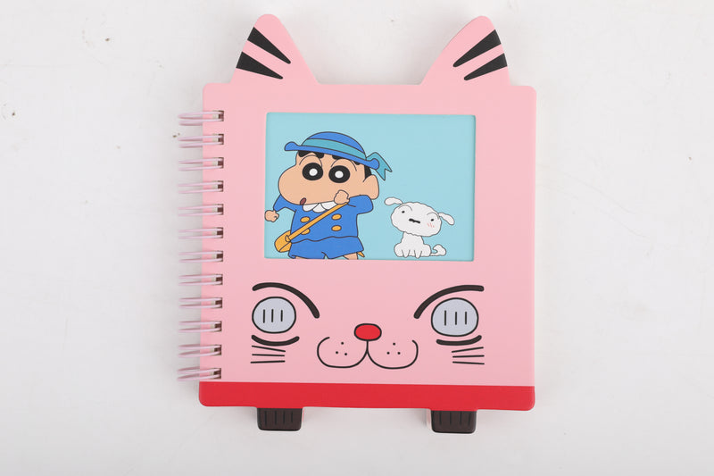 Crayon Shinchan Collection Figure Hollowed Wire-bound Book (80 Sheets)