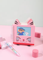 Crayon Shinchan Collection Figure Hollowed Wire-bound Book (80 Sheets)