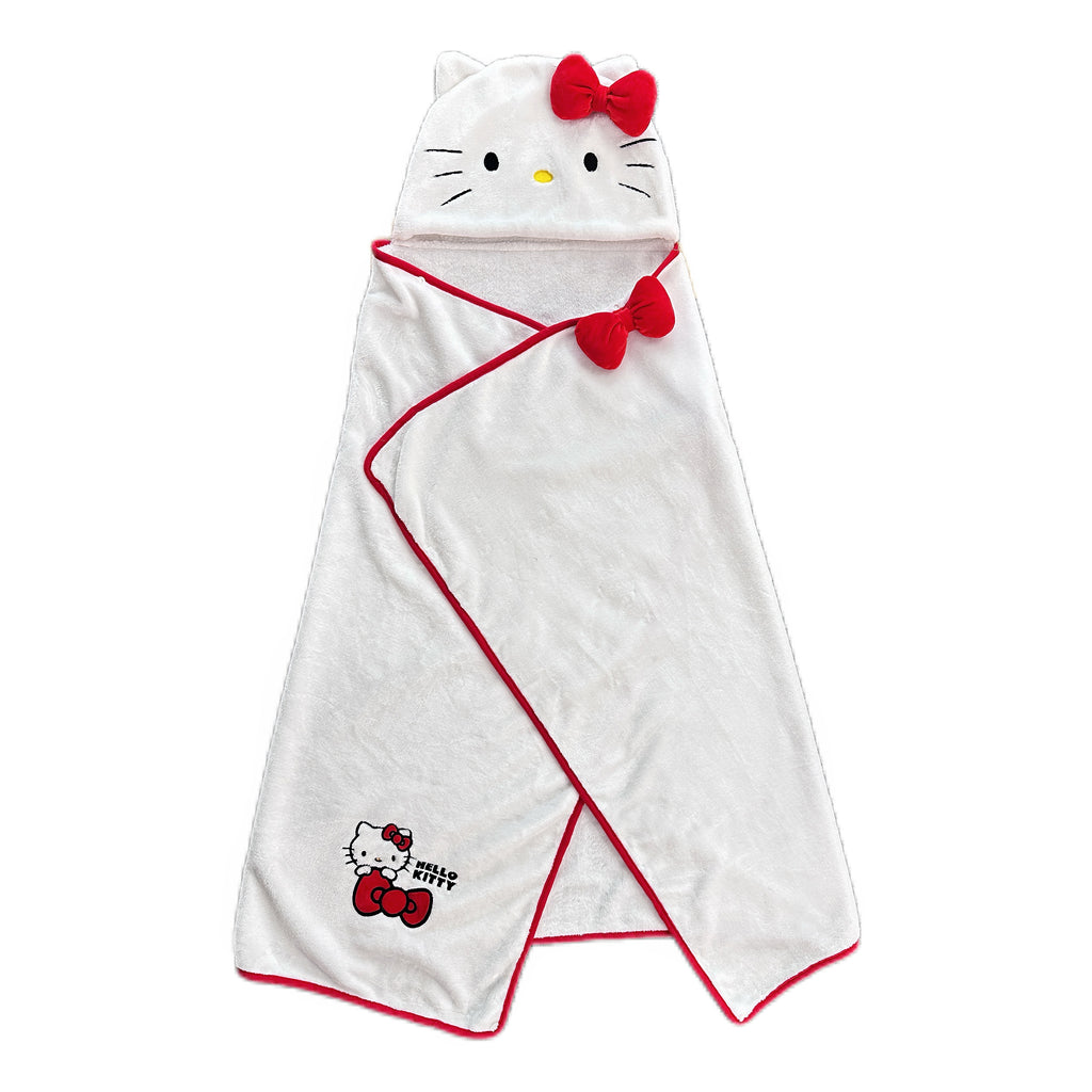 Hello Kitty Classic Serie Dickere Decke mit Kapuze