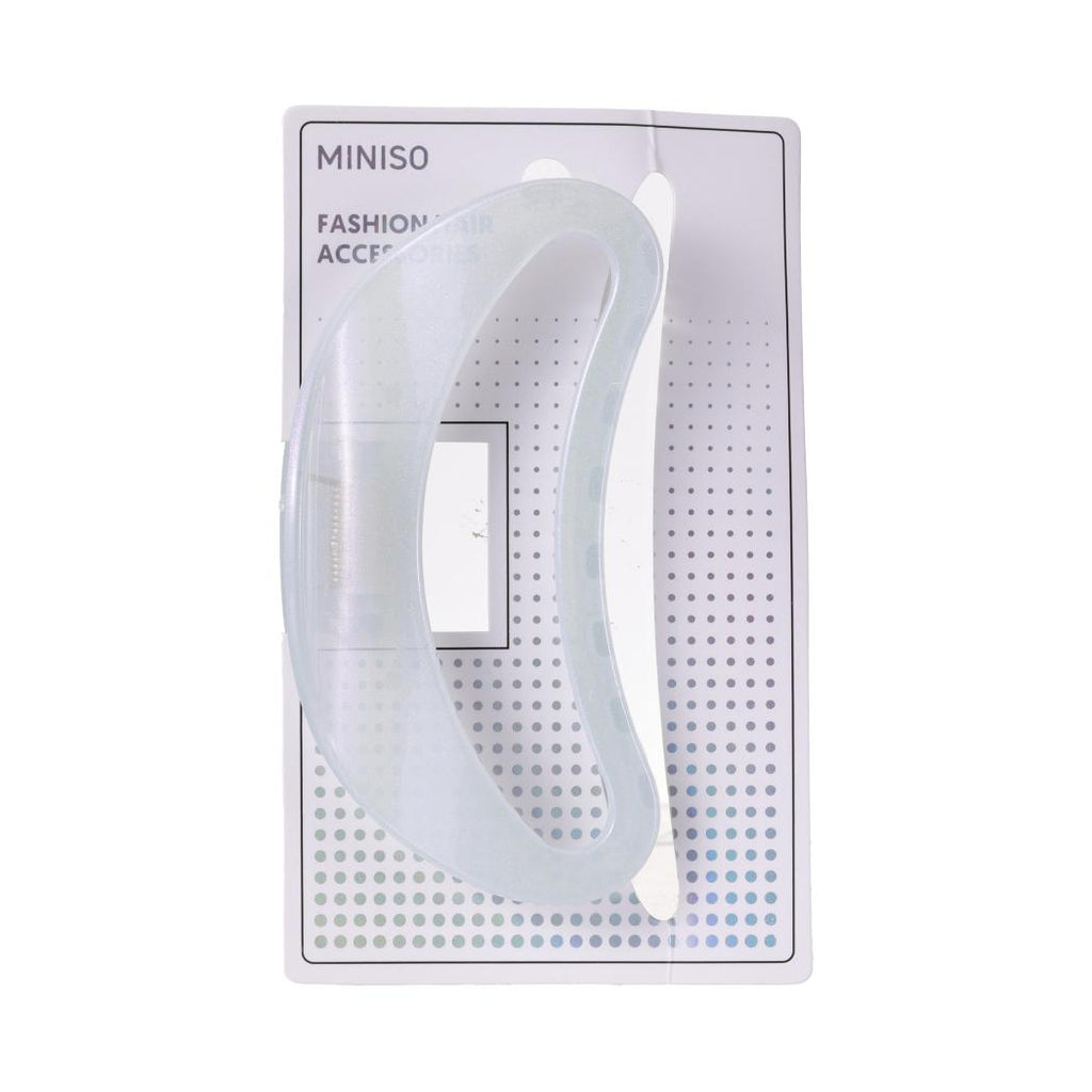Basic-Serie Einzelner halbkreisförmiger Haarclip aus Jelly (gemischt)