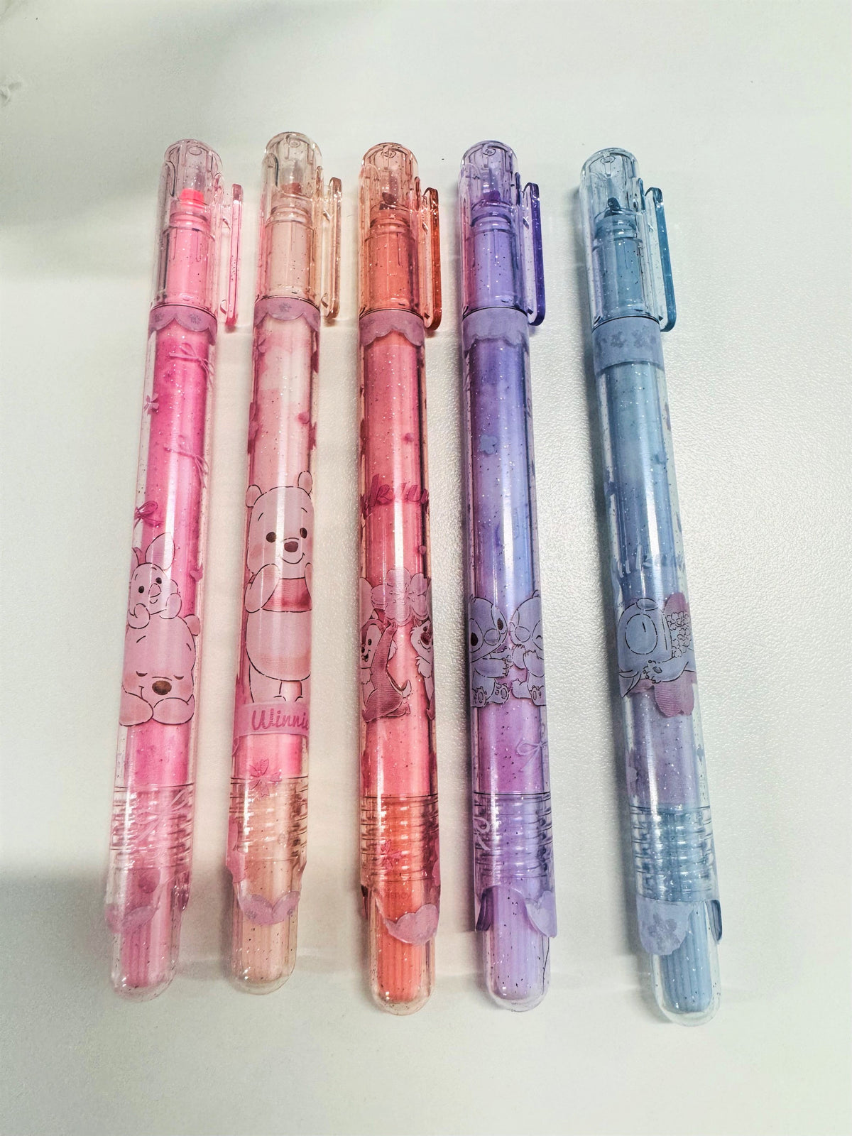 Disney Sakura Season Collection Glitzer-Textmarker-Set (5er-Pack) (PDQ)