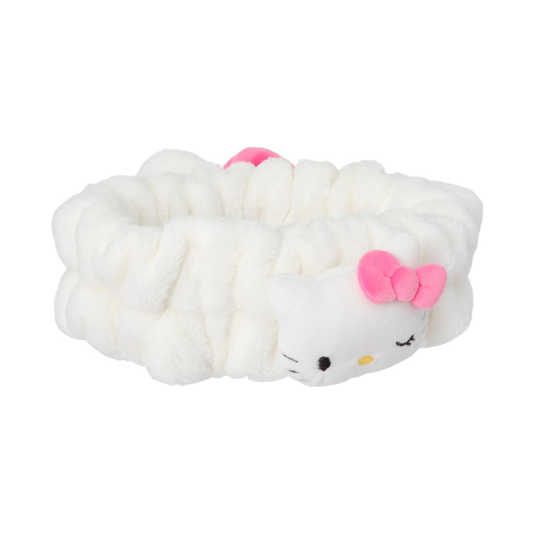 Hello Kitty Flauschiges Haarband (Rosa Schleife)
