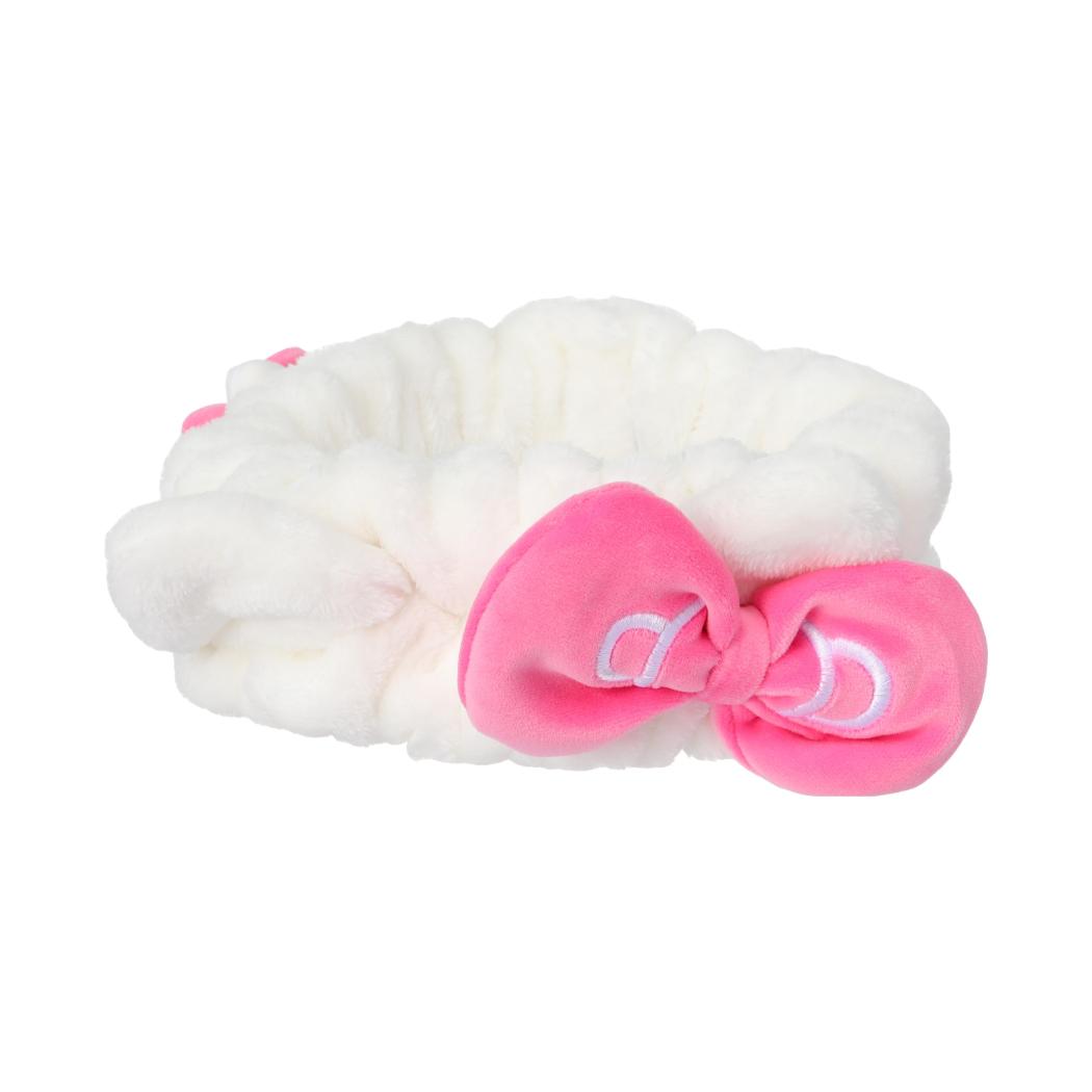Hello Kitty Flauschiges Haarband (Rosa Schleife)