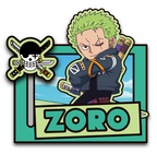 One Piece Collection Metal Badge (Zoro)