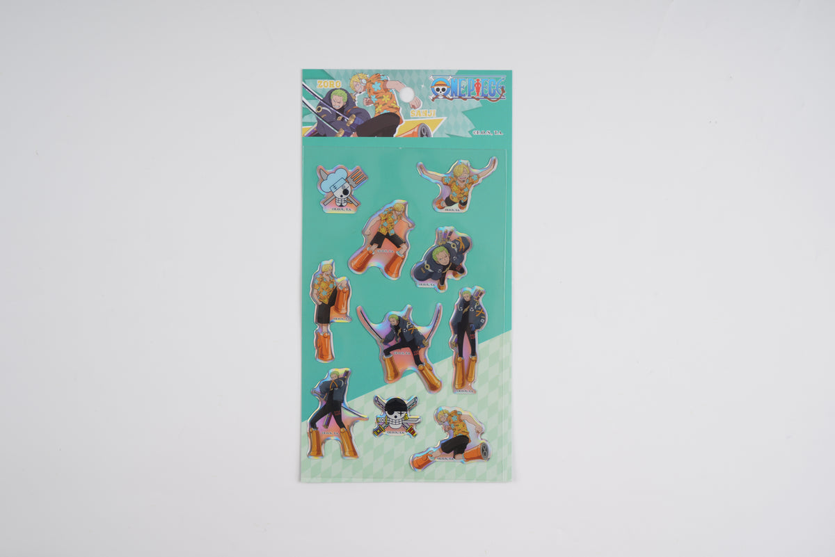 One Piece Collection Epoxy Stickers (5 Assorted Models)