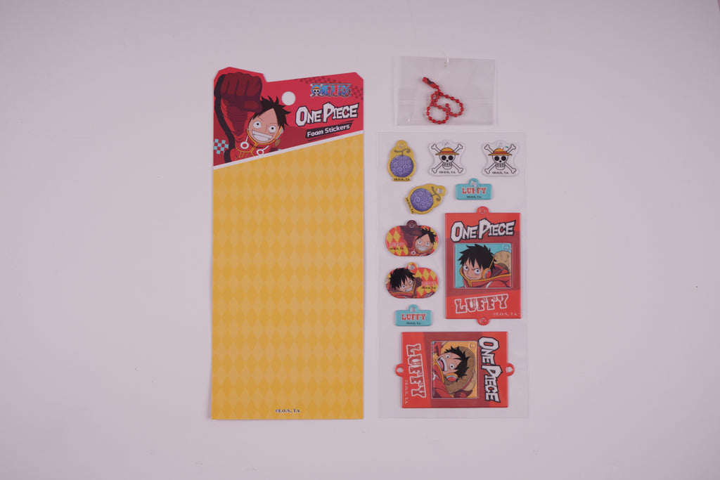 One Piece Collection Frame Puffy Stickers (4 Assorted Models)