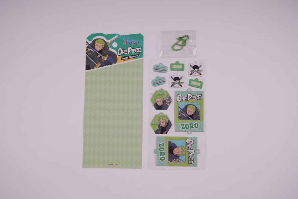 One Piece Collection Frame Puffy Stickers (4 Assorted Models)